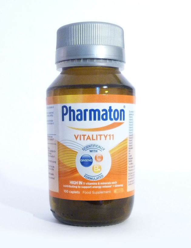 کپسول فارماتون ویتالی ۱۱ اصل انگلیس با جنسینگ ۱۰۰ عددی