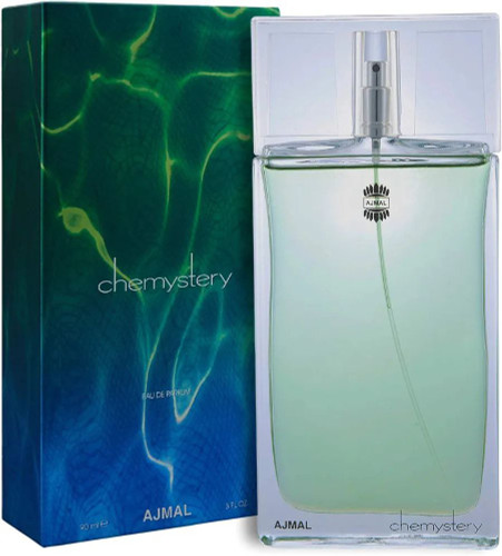 عطر ادکلن اجمل چمیستری اصلی اماراتی(سری قدیم) ۱۰۰میل مناسب برای آقایان با طلع ملایم و شیرین