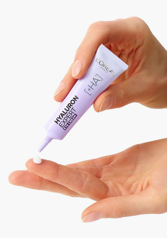 کرم دور چشم ضد چروک و آبرسان لورال مدل Hyaluron Expert