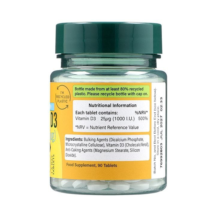 قرص ویتامین D۳ هلند اند بارت ۹۰ عددی