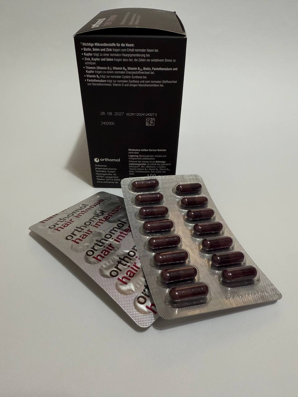 ‌‌کپسول اورتومول مو اینتنس