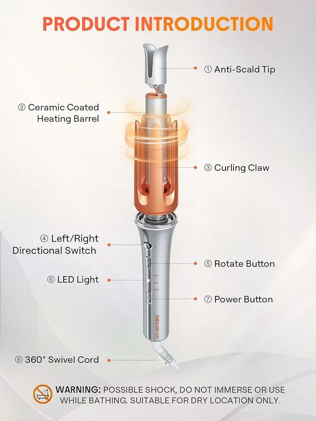 دستگاه فر کننده مو (کرلی) شیگلم