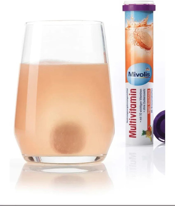 قرص جوشان مولتی ویتامین میولیس