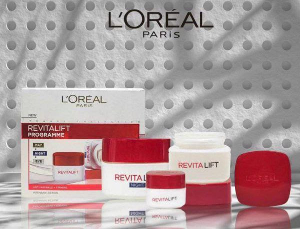 ست مراقبت از پوست ضد چروک و سفت کننده قوی لورال مدل Revitalift