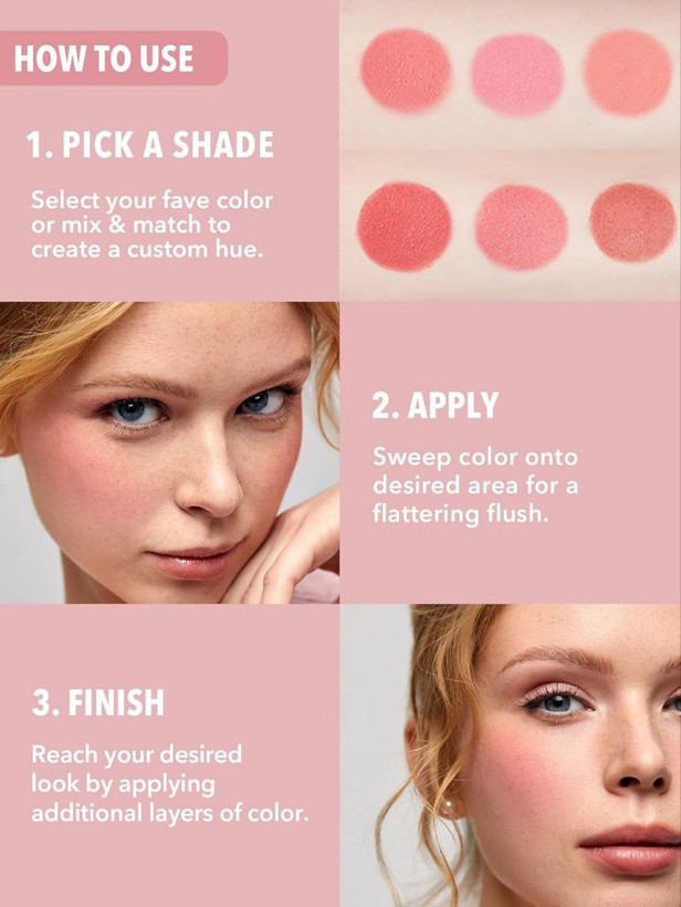 پالت رژگونه ۶ رنگ فلورال فلاش شیگلم