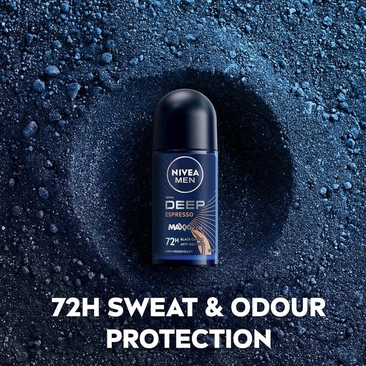مام رول ضد تعریق مردانه دیپ اسپرسو مکس تچ 72 ساعته نیوا