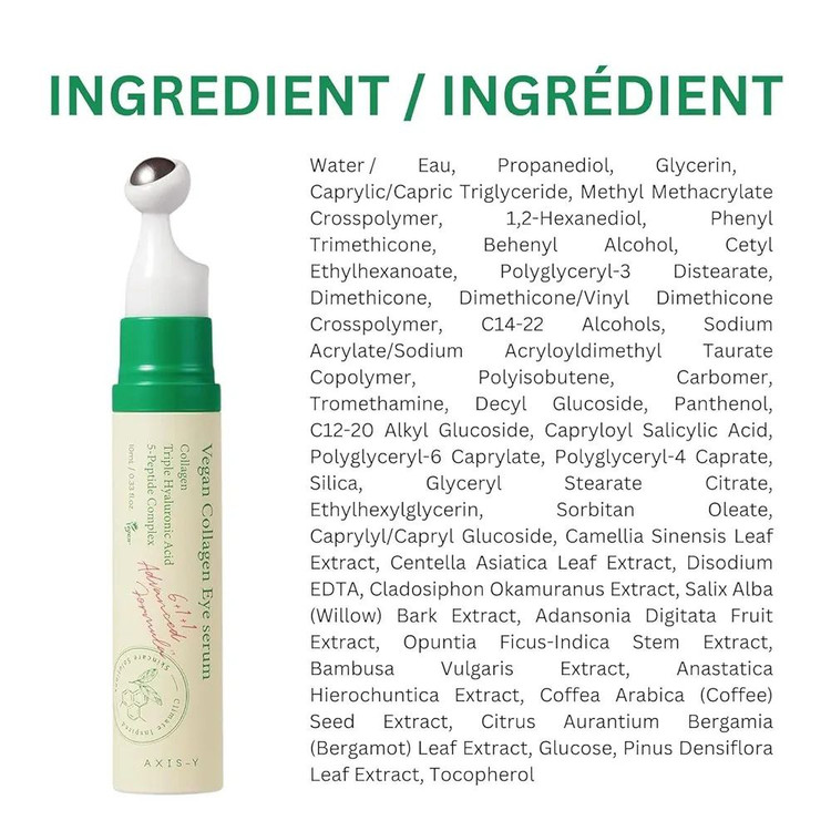 سرم دور چشم ضد چروک و روشن کننده کلاژن اکسیس وای 10ml